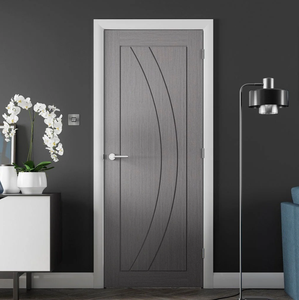 Porte creuse moderne en polymère WPC, composite durable, excellente étanchéité, anti-fissuration, isolation thermique, anti-humidité, pour appartement et chambre - Product Image 6