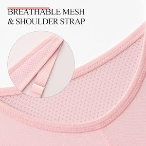Soutien-gorge de sport dos nageur pour femme, maintien moyen, respirant, sans coutures, couleur unie, pour fitness, entraînement et yoga - Product Image 6
