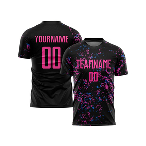 Breathable Premium Quick Dry Children's Short Sleeve Soccer Jersey with Custom Team Name and Digital Print - Product Image 6
