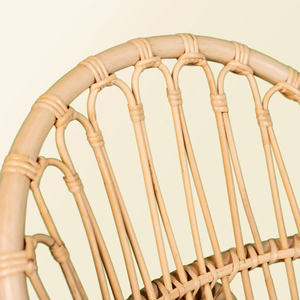 Silla mecedora relajante para niños, silla de ratán natural resistente, silla para fotos de bebés. - Product Image 2