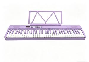 61 Keys Foldable Electronic Piano Pink Portable Digital Keyboard Built-in Speaker Rechargeable 128 different tones and sounds - Product Image 4