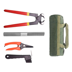 ชุดเครื่องมือช่างเกือกม้ามืออาชีพสำหรับดูแลกีบม้า อุปกรณ์สัตวแพทย์สำหรับตัดแต่งกีบม้า ชุด 9 ชิ้น - Product Image 3