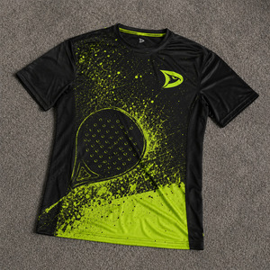 Training Padel Jersey Private Label Padel Jersey Custom Sublimation <b>Athletic</b> Shirt Sportswear - Product Image 1