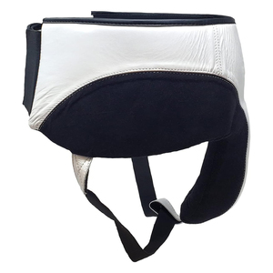 100% protección profesional de alta calidad para trabajo pesado tamaño de logotipo personalizado protector de ingle boxeo Kick Boxing Taekwondo entrenamiento hecho PU - Product Image 5