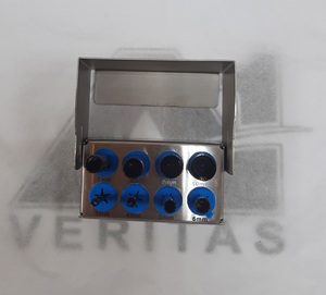 Ensemble de forets à trephination A-1 VERITAS de haute qualité, 8 pièces, en acier inoxydable, réutilisable, pour la chirurgie osseuse - Product Image 2