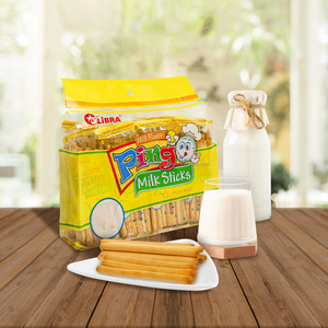 Libra pingo บิสกิตสติ๊กครีม414กรัมฮาลาล ISO รสหวานบรรจุถุงบรรจุสินค้า FMCG ราคาแข่งขันได้จากเวียดนาม - Product Image 3