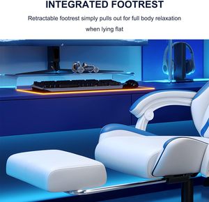 Promotion Prix de Gros Usine Chaise Ergonomique de <span class=keywords><strong>Gamer</strong></span> pour Ordinateur, Chaise de Direction Inclinable Confortable et Pivotante pour Gamers - Product Image 6