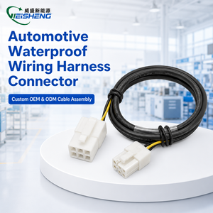 OEM MX4.2 公头母头镀锡铜 IP66 防水汽车线束连接器 - Product Image 1