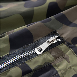 Custom Zipper <b>Camo</b> Windbreaker <b>Jacket</b> Light Weight <b>Camo</b> Windbreaker <b>Jackets</b> Winter <b>Camo</b> Windbreaker <b>Jacket</b> - Product Image 4