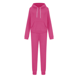 Casual Solid Color With Logo Customized Size Cheap Price Women Tracksuits For Street Wear New Arrival Women Tracksuit Casual - Product Image 3