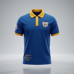 เสื้อกอล์ฟแขนสั้นผู้หญิง Sigma Gamma Rho Sorority ผ้าฝ้าย 100% ป้องกันรอยยับ แห้งเร็ว ระบายอากาศดี ปักลาย แฟชั่นสุดฮิต - Product Image 3