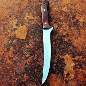 Couteau à filet en acier inoxydable et acier au carbone, fait main, durable, écologique, pour l'extérieur, vente en gros OEM, livraison directe, étui en cuir - Product Image 2