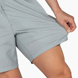 Shorts de sport décontractés pour hommes, taille mi-haute, en tissu respirant et à séchage rapide, fabriqués au Pakistan, vente en ligne en gros - Product Image 5