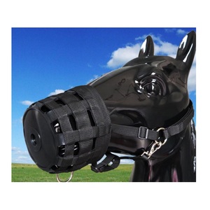 Best Selling Premium <b>Horse</b> Anti <b>Grazing</b> <b>Muzzle</b> High Quality Black Color Equestrian Equipment Made of Durable Nylon - Product Image 4