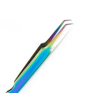 Dolphin Shape Eyelash Isolation Tweezers Stainless Steel Professional Lash Extension <b>Tools</b> For <b>Precise</b> Separation Tips - Product Image 5