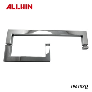 Tiradores de puerta y ventana de escalera negros mate de acero inoxidable de diseño moderno estilo Push Pull con elegante acabado mate - Product Image 3