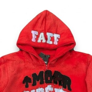 New Sales Custom Logo <b>Red</b> Graphic Hoodies and Shorts Set Custom Streetwear 2 Piece <b>Tracksuit</b> Fashion Outfit for <b>Boys</b> Casual Wear - Product Image 6