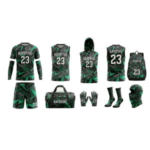 Uniformes de Fútbol Personalizados para Equipos Universitarios, Uniformes de Fútbol de Poliéster Transpirable de Secado Rápido - Product Image 1