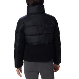 Veste d'hiver matelassée pour femme, couleur unie, style streetwear décontracté, coupe-vent. - Product Image 4