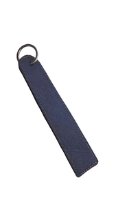 Rectangular <b>Leather</b> <b>Keychain</b> with Zinc Alloy Ring Durable Design for Promotional Gift Accessory - Product Image 5
