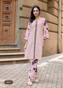 Heavy Rayon Women's <b>Kurti</b> Collection with Embroidery and Handwork - Product Image 4