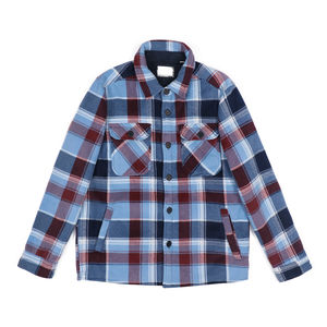 Camisas de Franela para Hombre 100% Algodón, Manga Larga, Diseño a Cuadros, Logotipo Personalizado, Transpirables, Venta al Por Mayor de Fábrica - Product Image 1