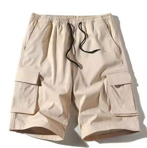 Pantalones Cortos Cargo Tácticos de Secado Rápido para Hombre, con Logotipo Frontal, Diseño Deportivo, Múltiples Bolsillos, Hechos de Tela de Lana Peinada, de Fábrica OEM - Product Image 1