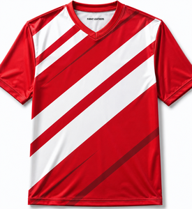 Maillot de football pour homme FURAT LEATHERS, col en V, impression par sublimation, polyester respirant, manches courtes, adulte, toutes saisons - Product Image 4