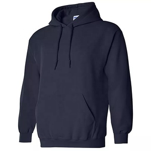 Sweat-shirt à capuche pour homme, bleu royal, en molleton, décontracté, pour l'hiver, avec poche sur le devant, surdimensionné, tricoté, 100% coton, camouflage - Product Image 2