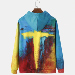Sweat à capuche graphique slim fit pour homme, avec logo personnalisé, en molleton technique, vêtement de sport professionnel, nouveau modèle 2026 - Product Image 2