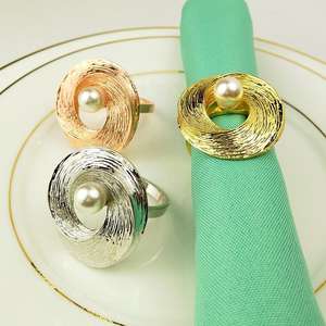 Anillos Decorativos de Lujo para Servilletas de Mesa, Accesorios Reutilizables Premium para Bodas, Hoteles y Restaurantes - Product Image 5