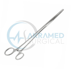 Pinzas Kelly TC de Alta Calidad, 10 Pulgadas, Rectas, Hemostáticas, con Bloqueo, Instrumento Quirúrgico Veterinario, Carburo de Tungsteno, CE - Product Image 3