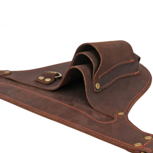 Multi pocket leather florist <b>tool</b> <b>belt</b> custom logo professional gardening organizer durable handmade premium quality for sale - Product Image 5