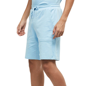 Shorts de sport pour homme en coton mélangé et polyester, séchage rapide, taille élastique, pour entraînement fitness, course à pied et exercices. - Product Image 6