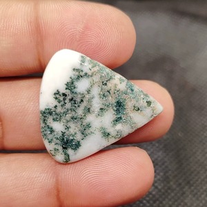 High Quality Natural <b>Tree</b> Agate Cabochon Green Loose Gemstone 5-8mm for Jewelry - Product Image 1