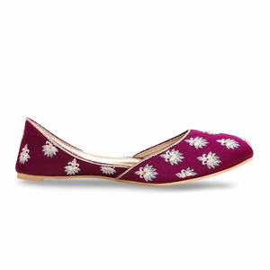 Zapatos Khussa Pakistaníes Hechos a Mano, Tradicionales Punjabi para Mujer, Khussa Jutti Antideslizantes, Ligeros, de Colores Mixtos, Zapatos Casuales Planos - Product Image 3