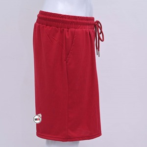 Shorts de sport décontractés pour hommes, couleur unie, écologiques, respirants, taille élastique, 100% polyester, pour la plage, le camping, la randonnée, le surf - Product Image 5