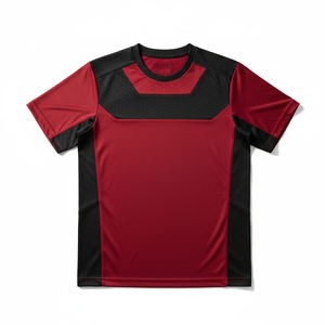 T-shirt de sport pour homme, respirant, à séchage rapide, manches courtes, pour entraînement et fitness - Product Image 2