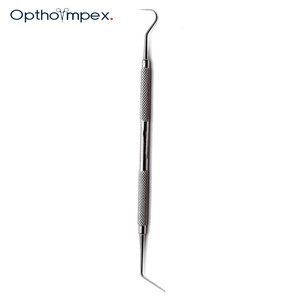 Raspador Dental Manual Profesional y Curetas de Acero Inoxidable, Instrumentos con Agarre Ergonómico para Limpieza Dental, Uso en Clínicas Dentales - Product Image 3