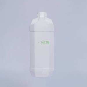 Bouteille en plastique ronde à parois simples en PP/HDPE, neuve, prix de gros, impression par transfert thermique, avec couvercle, pour aliments et boissons - Product Image 1