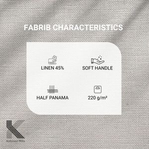 Pantalones Chinos de Lino y Algodón para Hombre Kohinoor Mills Limited, Transpirables, 220GSM, Tejido Semi-Panamá, Cierre de Cremallera, Primavera-Verano - Product Image 3