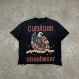 Custom Clothing Manufacturers 100% Cotton DTG Print Tee Heavyweight Oversized Boxy <b>Tshirt</b> Gemstone T Shirt for Men - Product Image 1