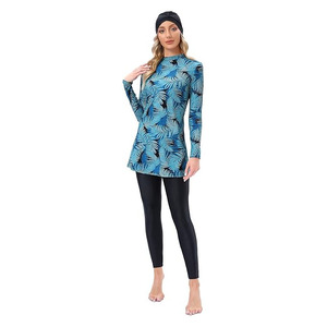 Ensemble de vêtements de sport modestes pour femmes musulmanes, jogging, course à pied, léger, manches longues, polyester/coton, survêtements, séchage rapide, respirant - Product Image 6