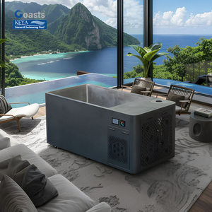 Baignoire de récupération professionnelle en acier inoxydable 316 de qualité marine avec système de refroidissement intégré pour centres de bien-être en Mexique - Product Image 1