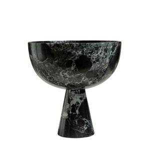 Cuenco de mármol rosa hecho a mano con pedestal, frutero de piedra natural con base, centro de mesa decorativo para el hogar - Product Image 5