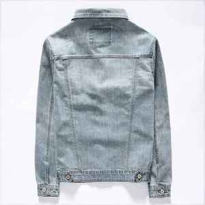 แจ็คเก็ตยีนส์ผู้ชายคุณภาพสูง ขายส่ง ดีไซน์สวย ผ้าระบายอากาศได้ดี พร้อมสี ขนาด โลโก้ และการปรับแต่งแบบเต็มรูปแบบ - Product Image 2