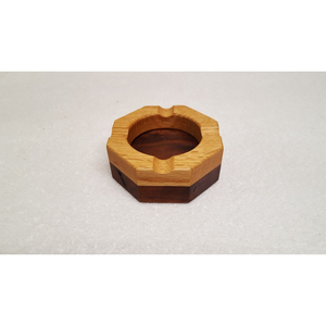 Cenicero de madera artesanal de primera calidad, estilo vintage, soporte para cenizas de cigarrillos de madera maciza para el hogar, la oficina y decoración de bares de lujo. - Product Image 4