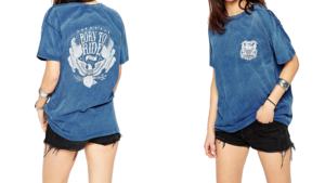 เสื้อคอกลมสำหรับผู้หญิงไซส์ใหญ่พิเศษพิมพ์ลายหินไซส์ใหญ่พิเศษ - Product Image 4