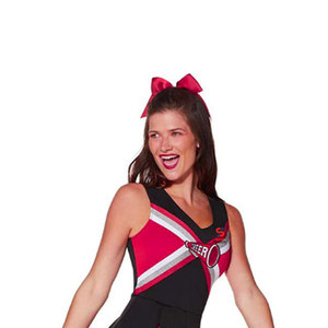 Uniforme de cheerleading pour jeunes groupes, personnalisé par Solid Trader, avec impressions sublimées vives, structure souple, avantage concurrentiel et design élégant - Product Image 6