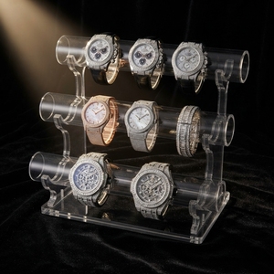 Premium Acrylic Watch Display Stand Clear Display Holder <b>for</b> Smartwatch Wristwatch Jewellery Retail Showcase - Product Image 1